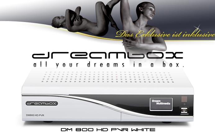 Dreambox 800 HD WHITE PVR