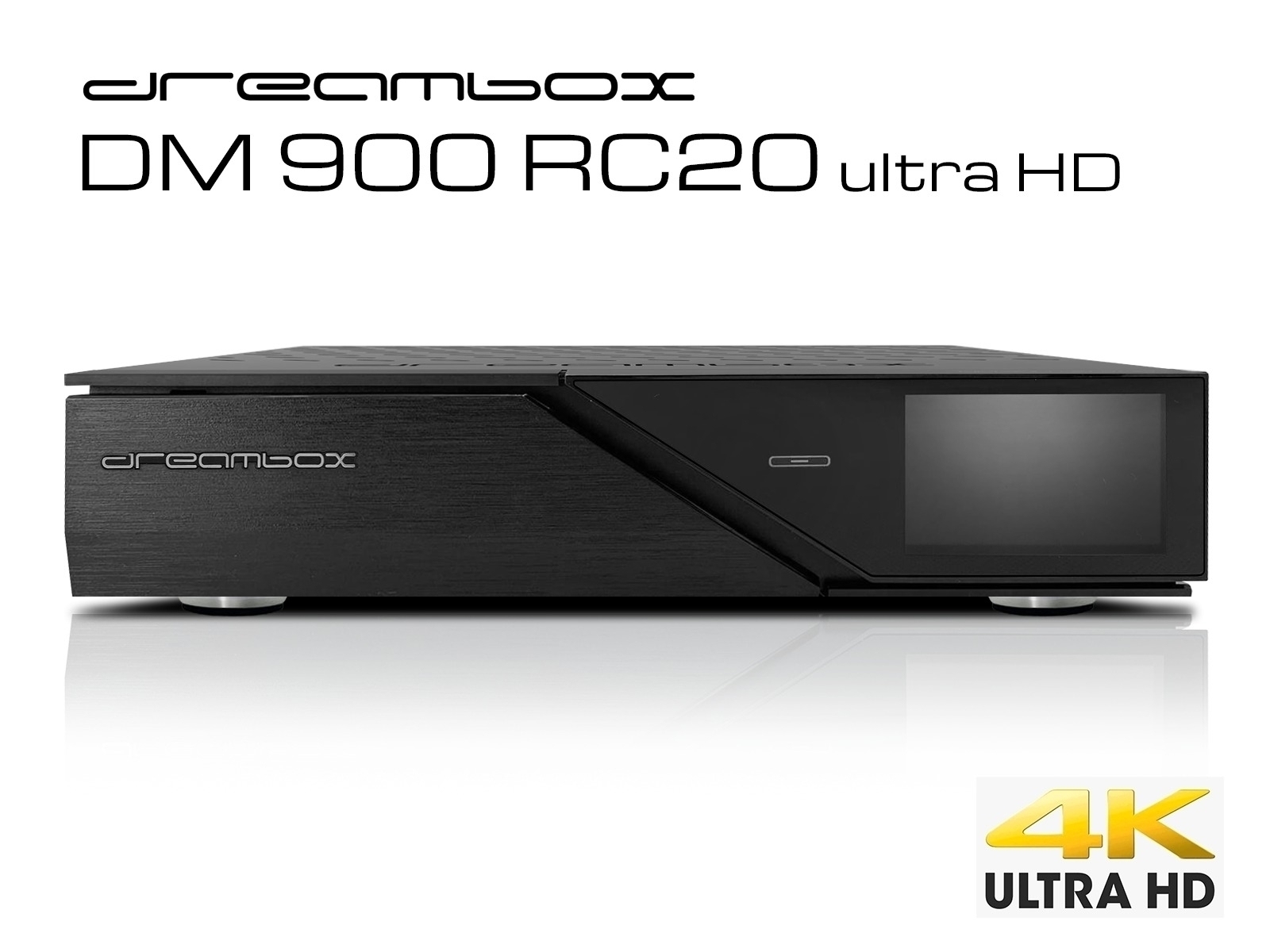 DreamBox DM900 RC20 1xDVB-S2 Dual UltraHD 4k Linux E2 PVR Receiver